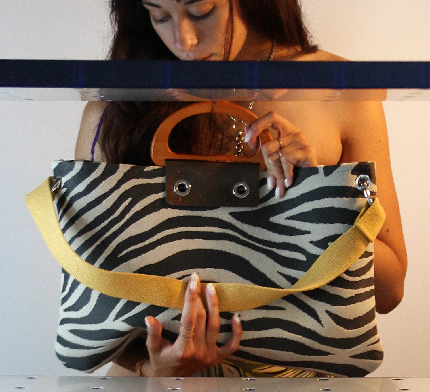 Handmade Zebra-Pattern Sustainable Tote